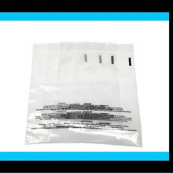 50ct~6’x9’ Clear Bags w/Free Stickers 🍃🆕🍃 Self Seal-Suffocation Labeled - Picture 5 of 7